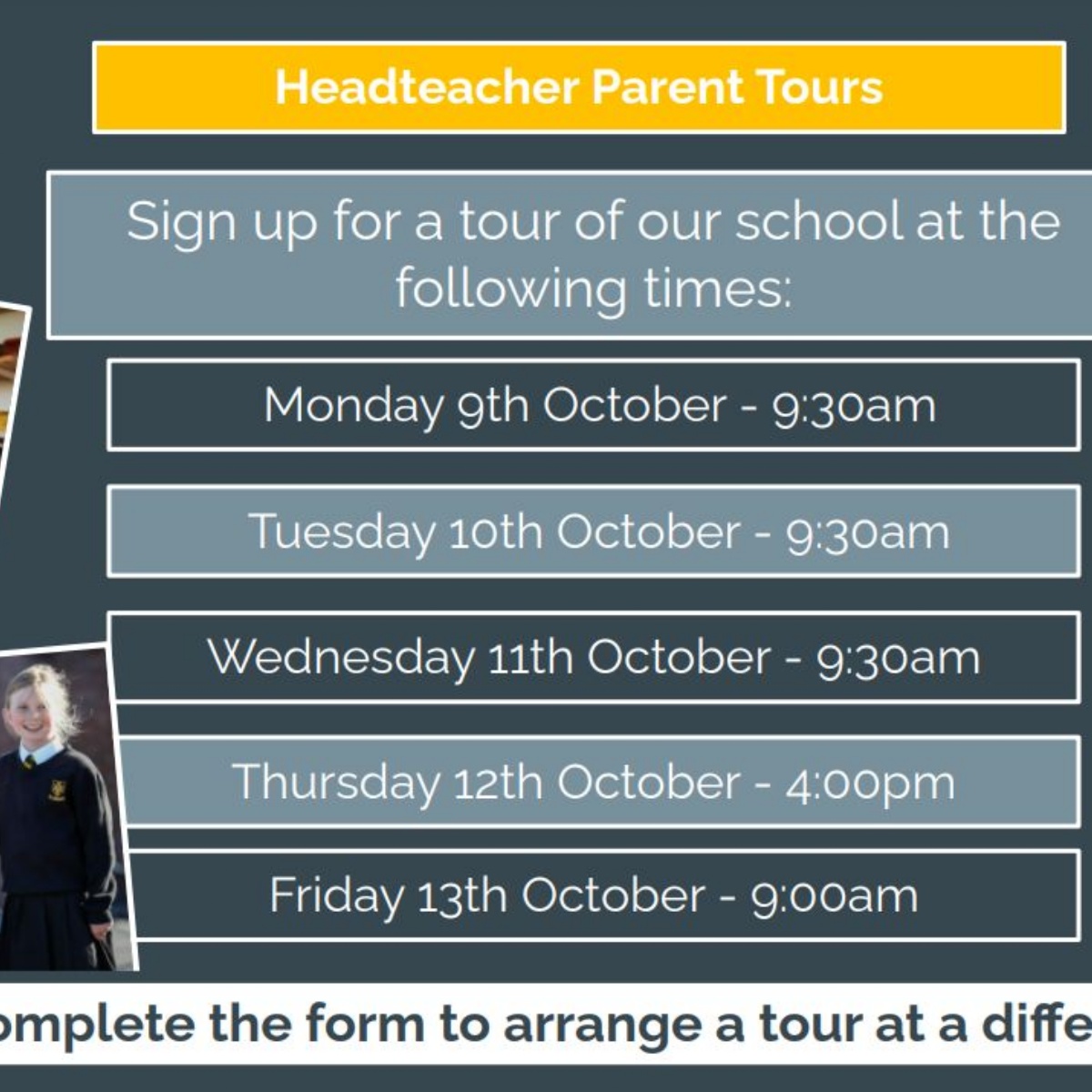 Allenbourn Middle School Book a Headteacher Parent Tour